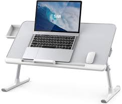 Bed & Sofa Laptop Desk Lap Desks BeSmashing Grey 