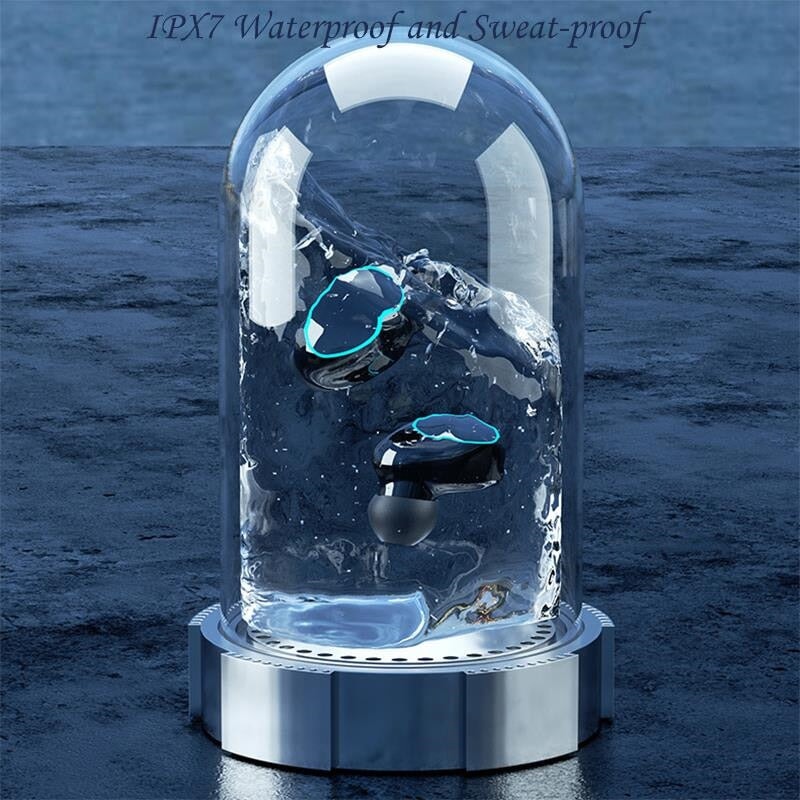 Bluetooth V5.1 Water-Resistant Earbuds Headphones BeSmashing 