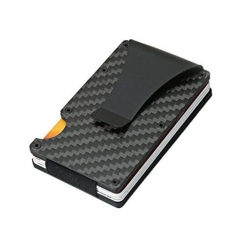 Carbon Fibre & Aluminium RFID Wallet Wallets & Money Clips Besmashing 