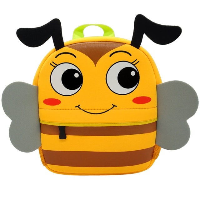 Cartoon Children&#39;s Backpack 30 Animals! School Bags BeSmashing Bumble Bee 