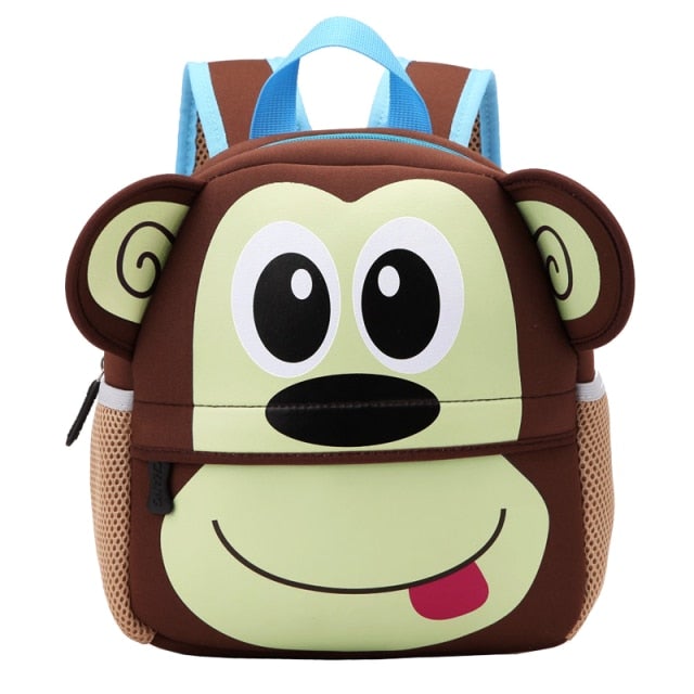Cartoon Children's Backpack 30 Animals! School Bags BeSmashing Monkey 