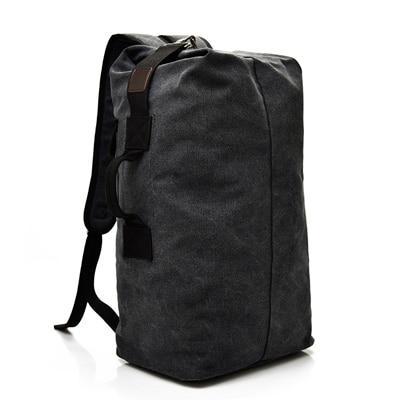 Classic Heavy Duty Canvas Duffel Bag Duffel Bags BeSmashing Black Medium 20L 