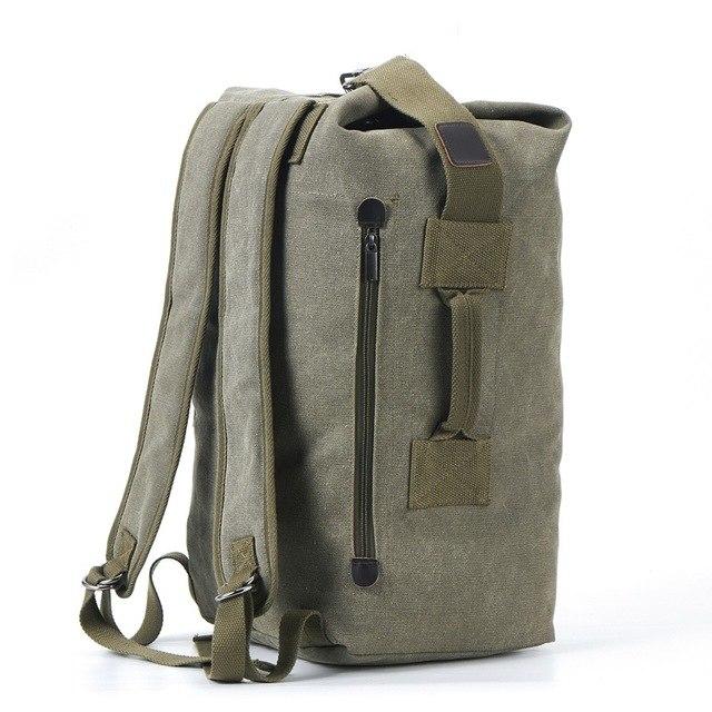 Heavy Duty Canvas Duffel Bag Duffel Bags BeSmashing Green Medium 