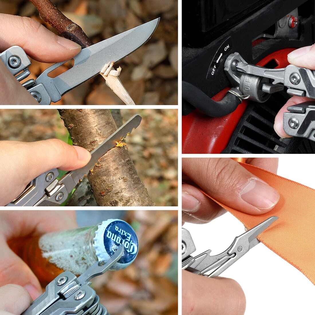 Heavy Duty Pocket 15 in 1 Multi Tool Multifunction Tools & Knives BeSmashing 