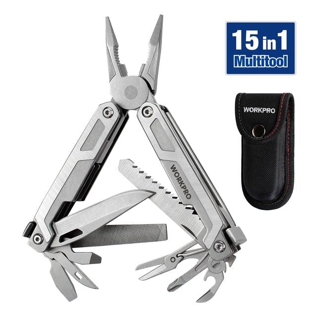 Heavy Duty Pocket 15 in 1 Multi Tool Multifunction Tools &amp; Knives BeSmashing 