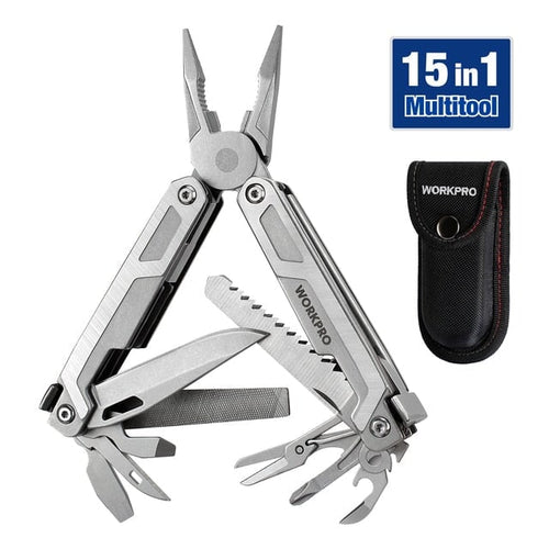 Heavy Duty Pocket 15 in 1 Multi Tool Multifunction Tools & Knives BeSmashing 