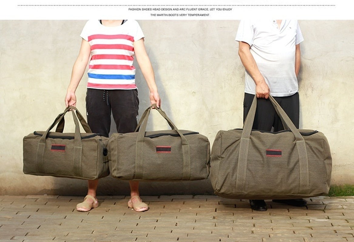 Huge 135 Litre Waterproof Canvas Duffel Bag Duffel Bags BeSmashing 