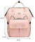 Large Cartoon Cat Kids Backpack School Bags BeSmashing Pink 