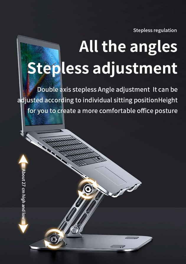 Portable Aluminium Laptop Stand Tablet Computer Docks & Stands BeSmashing 