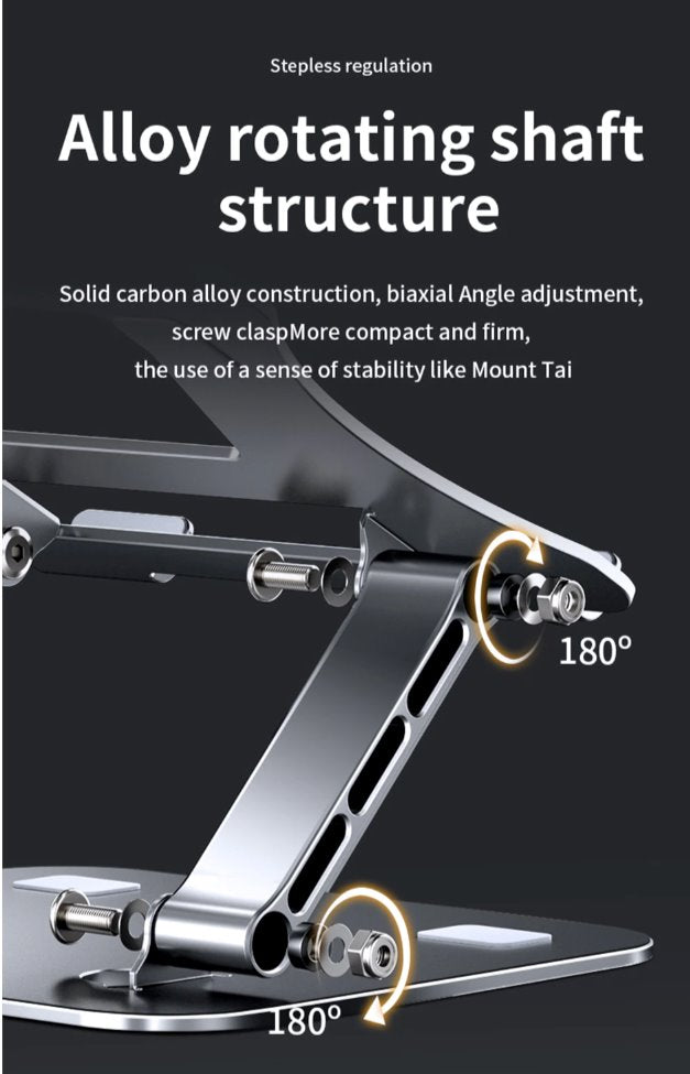 Portable Aluminium Laptop Stand Tablet Computer Docks & Stands BeSmashing 