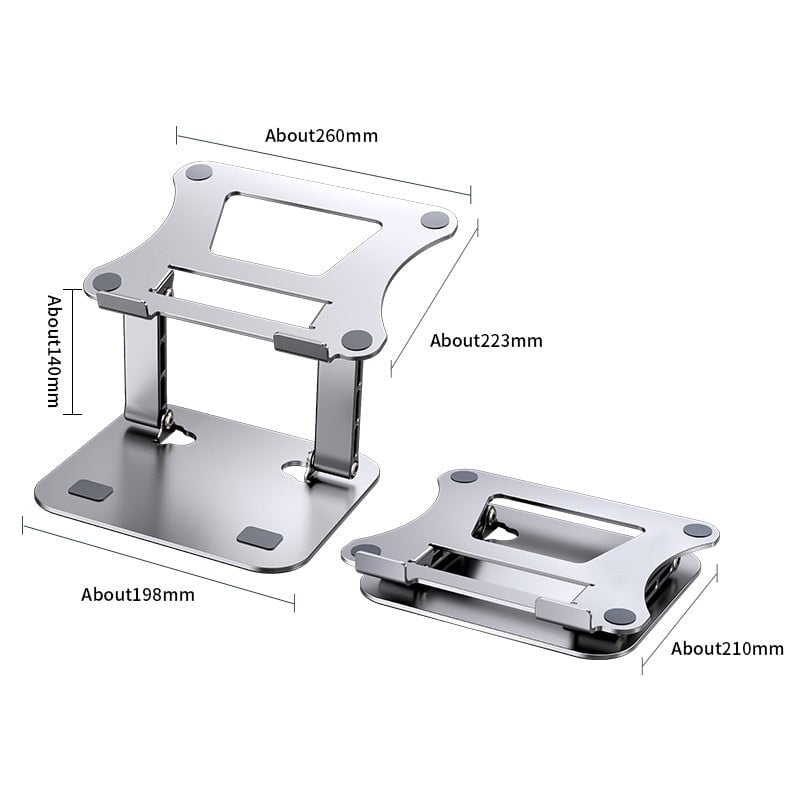 Portable Aluminium Laptop Stand Tablet Computer Docks & Stands BeSmashing 