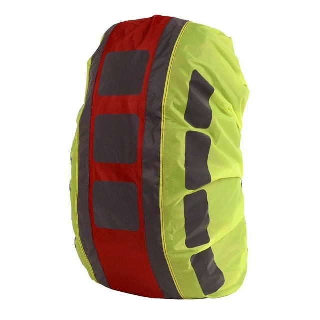 Reflective Sports BackPack Rain Cover Backpacks BeSmashing Red Squares 20-28L 