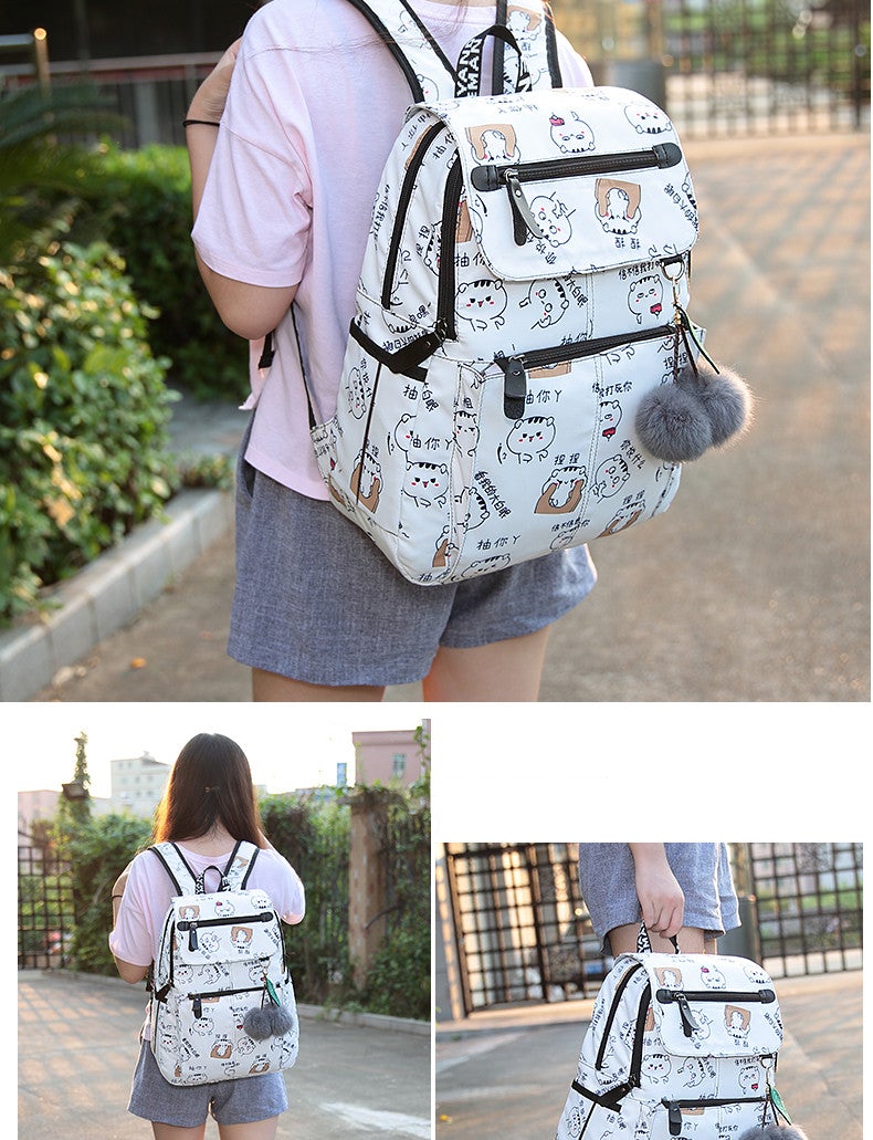 Large Capacity School Backpack For Students Korean Style Female School  Backpack | Fruugo MY