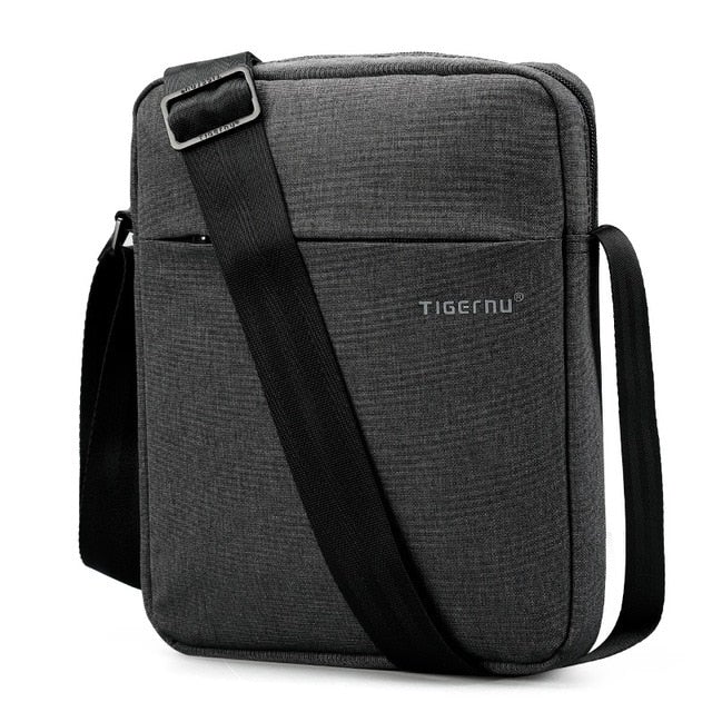 Shoulder Messenger Bag Messenger Bags BeSmashing Black Grey 