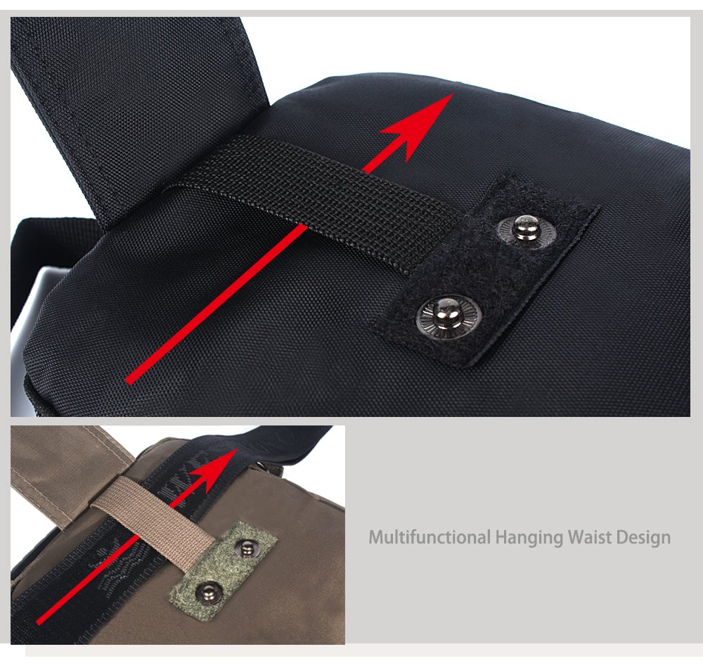 Shoulder & Waist Messenger Bag Messenger Bags BeSmashing 