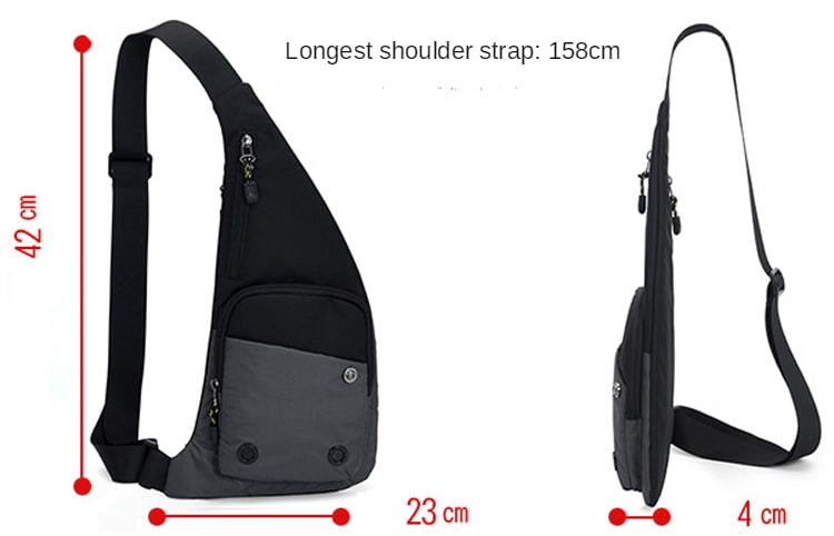 Slim Shoulder Bag Backpacks BeSmashing 