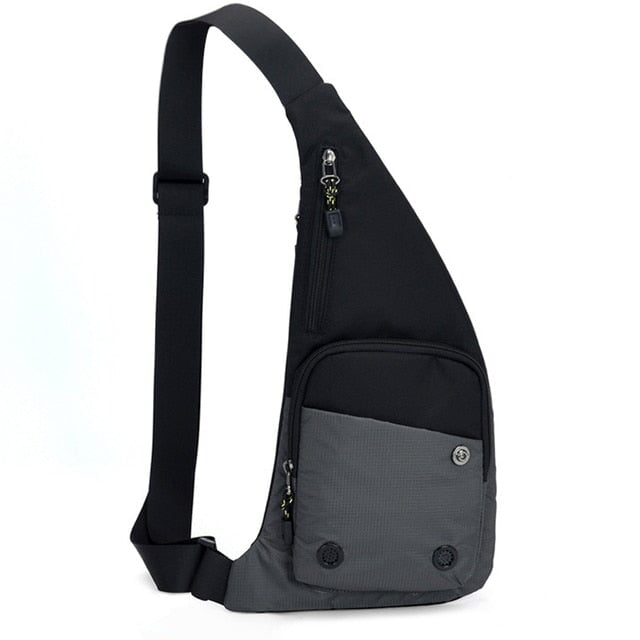 Slim Shoulder Bag Backpacks BeSmashing Dark Gray 