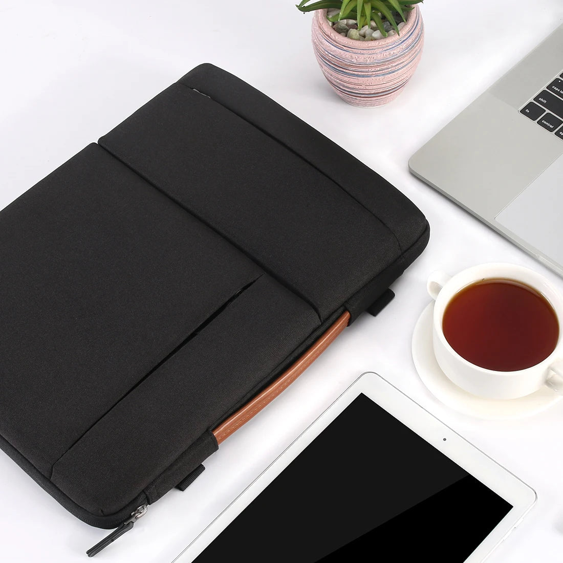 Stylish Waterproof Laptop Sleeve Dual Handle Laptop Bags & Cases BeSmashing 