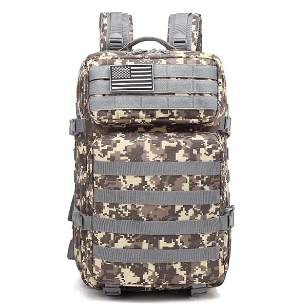Waterproof 50L Tactical Backpack Backpacks BeSmashing ACU 