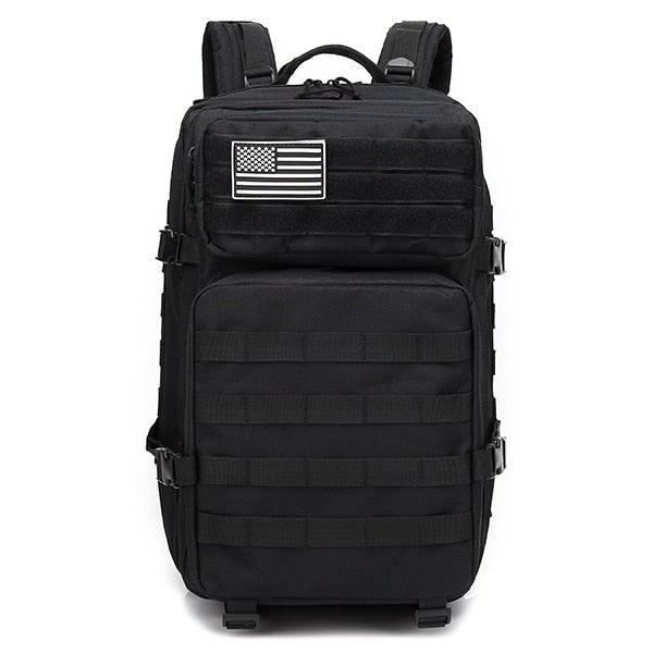 Waterproof 50L Tactical Backpack Backpacks BeSmashing Black 