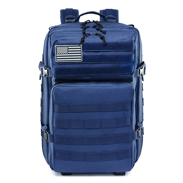 Waterproof 50L Tactical Backpack Backpacks BeSmashing Blue 
