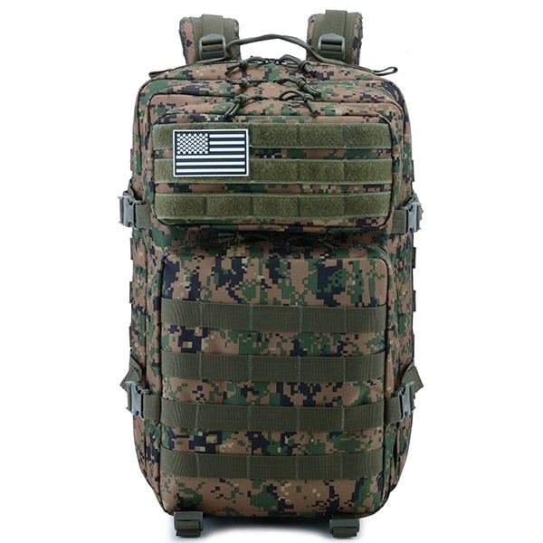 Waterproof 50L Tactical Backpack Backpacks BeSmashing Jungle Digital 