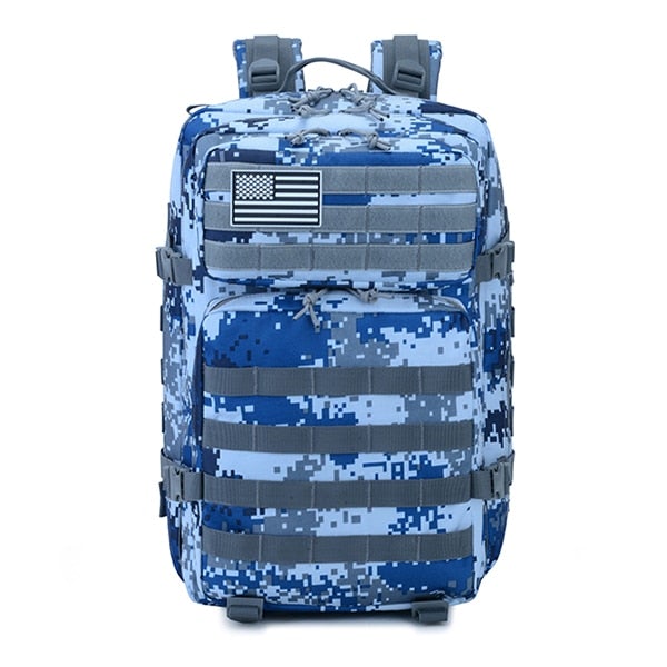 Waterproof 50L Tactical Backpack Backpacks BeSmashing Navy Digital 