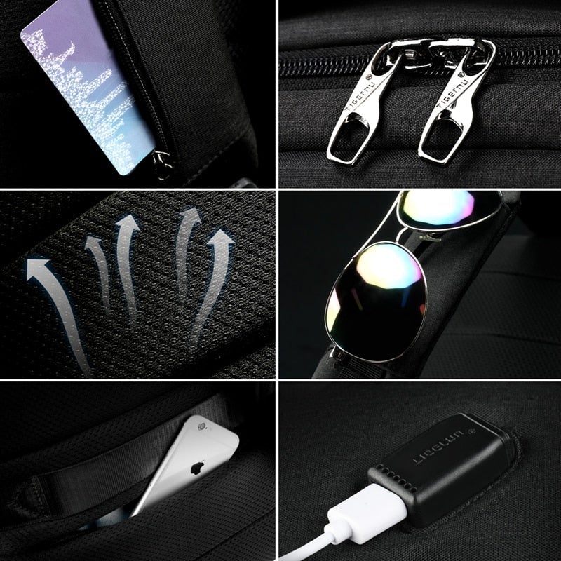 Waterproof Anti Theft Laptop Backpack Duffel Bags BeSmashing 