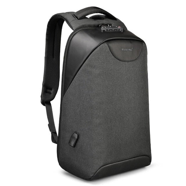 Waterproof Anti Theft Laptop Backpack Duffel Bags BeSmashing Black 15.6 Inch 