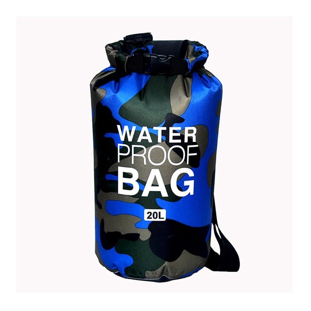 Waterproof Dry Bag 6 Sizes! Swimming Bags BeSmashing 20L Blue 