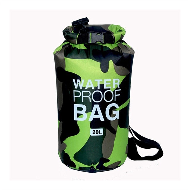 Waterproof Dry Bag 6 Sizes! Swimming Bags BeSmashing 20L Green 