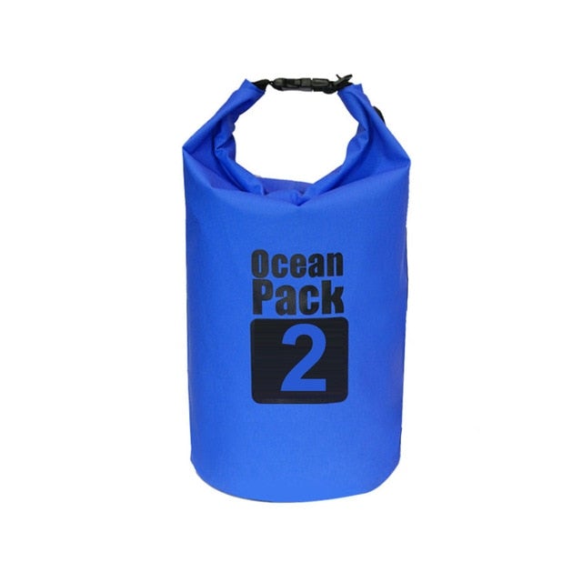 Waterproof Dry Bag Swimming Bags BeSmashing Dark Blue 2 Litre 