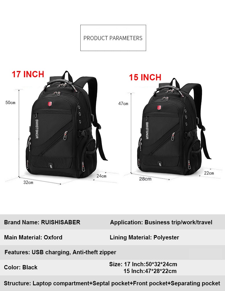 Waterproof Laptop Backpack Laptop Bags & Cases BeSmashing 