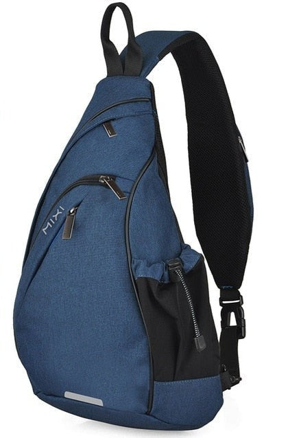Waterproof Shoulder Backpack Backpacks BeSmashing Blue 