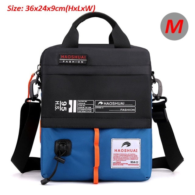 Waterproof Shoulder & Waist Messenger Bag Messenger Bags BeSmashing Sky Blue Medium 32 x 22 x 7cm 